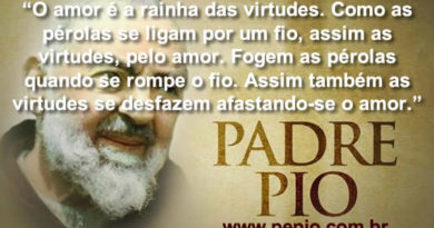 Frases do Pe. Pio